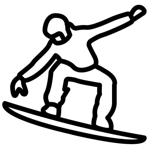 Sandboarding Icon